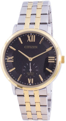 Citizen Black Dial Stainless Steel Quartz Be9176-76e Men's Watch