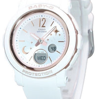 Casio Baby-g Moon And Star Series Analog Digital White Dial Quartz Bga-290ds-7a 100m Women's Watch