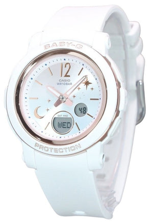 Casio Baby-g Moon And Star Series Analog Digital White Dial Quartz Bga-290ds-7a 100m Women's Watch