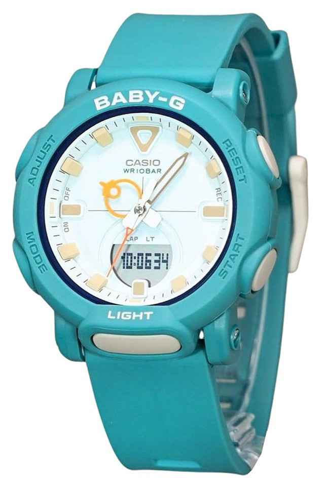 Casio Baby-g Analog Digital Bio Based Resin Strap Light Green Dial Quartz Bga-310rp-3a 100m Women's Watch