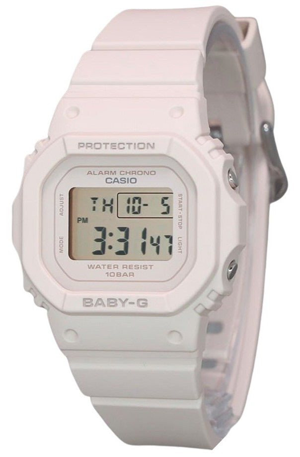 Casio Baby-g Digital Beige Pink Resin Strap Quartz Bgd-565u-4 100m Women's Watch