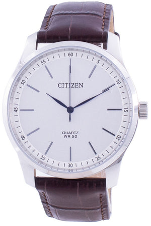 Citizen White Dial Calf Leather Quartz Bh5000-08a Men's Watch