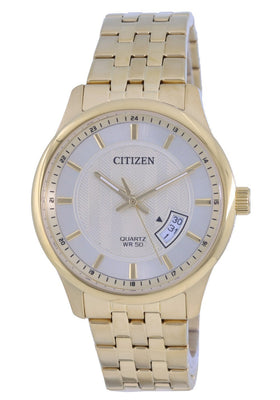 Citizen Gold Tone Stainless Steel Quartz Bi1052-85p Men's Watch