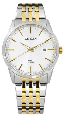 Citizen Champagne Dial Two Tone Stainless Steel Quartz Bi5006-81p Men's Watch