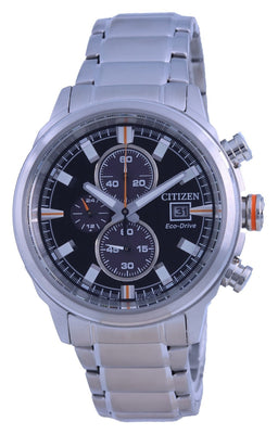 Citizen Chronograph Black Dial Eco-drive Ca0730-85e 100m Men's Watch