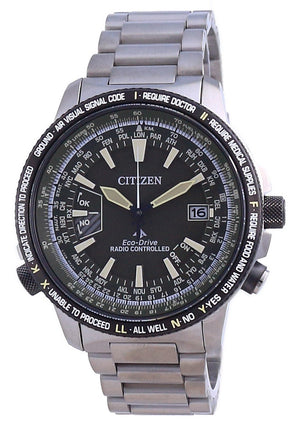 Citizen Promaster Radio Controlled Eco-drive Titanium Cb0206-86x 200m Diver's Men's Watch