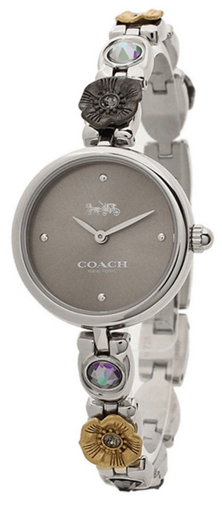 Coach Park Grey Dial Stainless Steel Quartz 14503444 Women's Watch