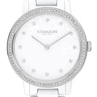 Coach Audrey Crystal Accents Ceramic Quartz 14503499 Women's Watch