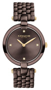 Coach Chrystie Brown Dial Stainless Steel Quartz 14503531 Women's Watch