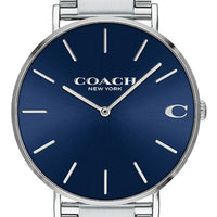 Coach Charles Blue Dial Stainless Steel Quartz 14602429 Men's Watch