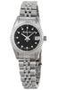 Mathey-tissot Mathy Ii Stainless Steel Black Dial Quartz D710an Women's Watch