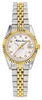 Mathey-tissot Mathy Ii Two Tone Stainless Steel Mother Of Pearl Dial Quartz D710bi Women's Watch