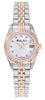 Mathey-tissot Mathy Ii Two Tone Stainless Steel White Dial Quartz D710ra Women's Watch