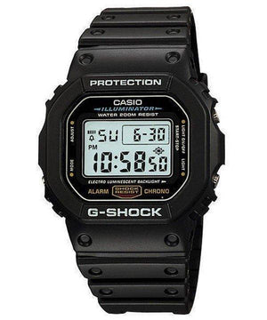 Casio G-shock Illuminator Alarm Chrono Dw-5600e-1v Dw5600e-1v Men's Watch