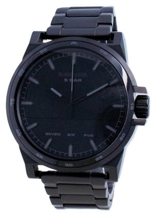 Diesel D-48 Black Dial Stainless Steel Quartz Dz1934 Men's Watch