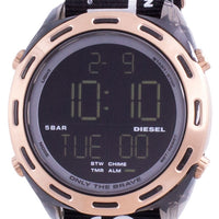 Diesel Crusher Digital Black Nylon Quartz Dz1940 Men's Watch