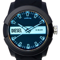 Diesel Double Up Silicone Strap Multicolour Dial Quartz Dz1982 Men's Watch