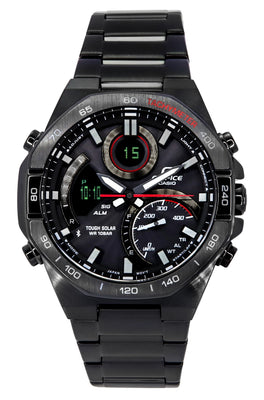 Casio Edifice Analog Digital Mobile Link Black Dial Tough Solar Ecb-950dc-1a 100m Men's Watch