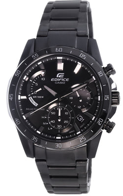 Casio Edifice Chronograph Solar Powered Eqs-930mdc-1a Eqs930mdc-1 100m Men's Watch