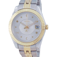 Fossil Scarlette Mini Stainless Steel Quartz Es5060 100m Women's Watch