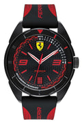 Ferrari Scuderia Forza Black Dial Silicon Band Quartz 0830515 Men's Watch