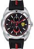 Ferrari Scuderia Forza Black Dial Silicon Band Quartz 0830546 Men's Watch