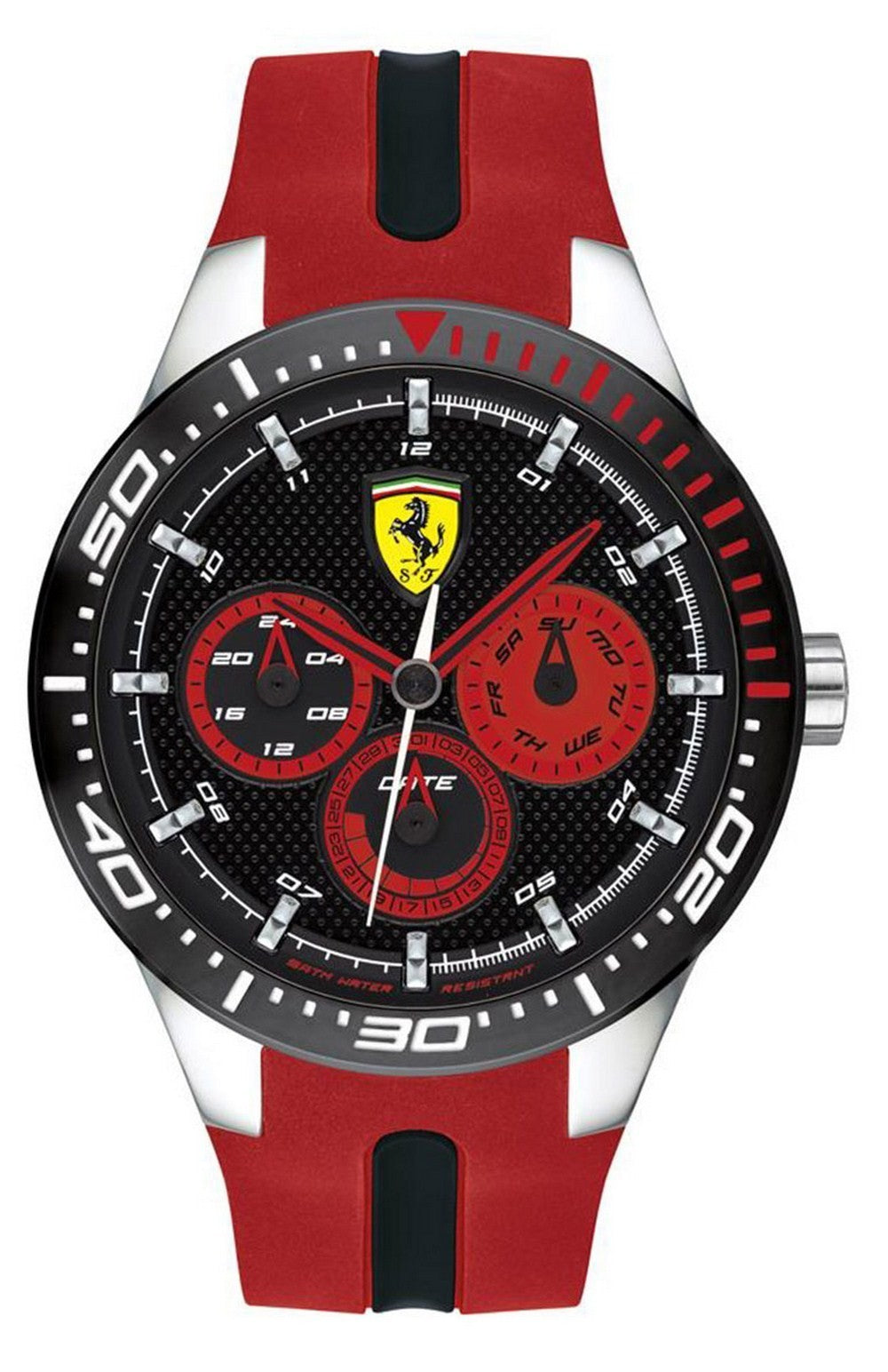 Ferrari Scuderia Redrev T Silicon Band Quartz 0830586 Men's Watch