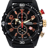 Festina Sport Chronograph Black Dial Quartz F20519-4 F205194 100m Men's Watch