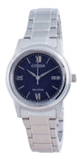 Citizen Classic Blue Dial Stainless Steel Eco-drive Fe1220-89l 100m Women's Watch