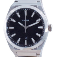 Fossil Everett Black Dial Stainless Steel Quartz Fs5821 Men's Watch