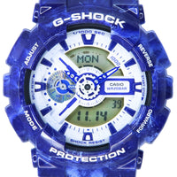 Casio G-shock Porcelain Analog Digital Quartz Ga-110bwp-2a Ga110bwp-2 200m Men's Watch