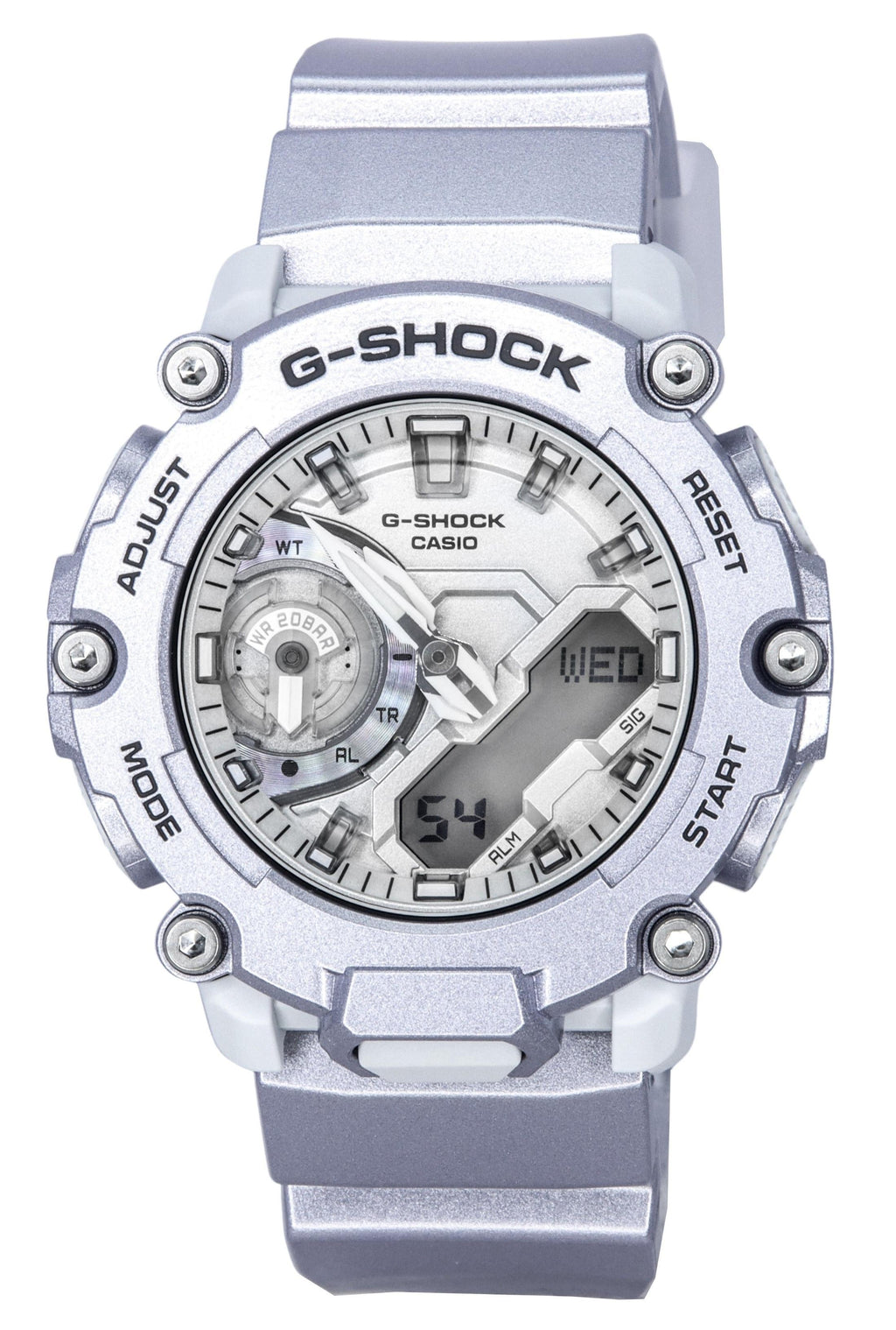 Casio G-shock Analog Digital Forgotten Future Series Grey Dial Quartz Ga-2200ff-8a 200m Men's Watch