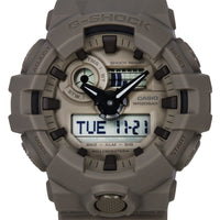 Casio G-shock Natural Color Series Analog Digital Resin Strap Grey Dial Quartz Ga-700nc-5a 200m Men's Watch