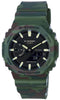 Casio G-shock Analog Digital Quartz Gae-2100we-3a Gae2100we-3 200m Men's Watch With Bezel And Band Sets