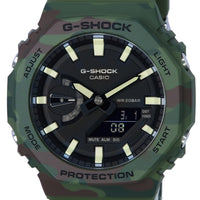 Casio G-shock Analog Digital Quartz Gae-2100we-3a Gae2100we-3 200m Men's Watch With Bezel And Band Sets