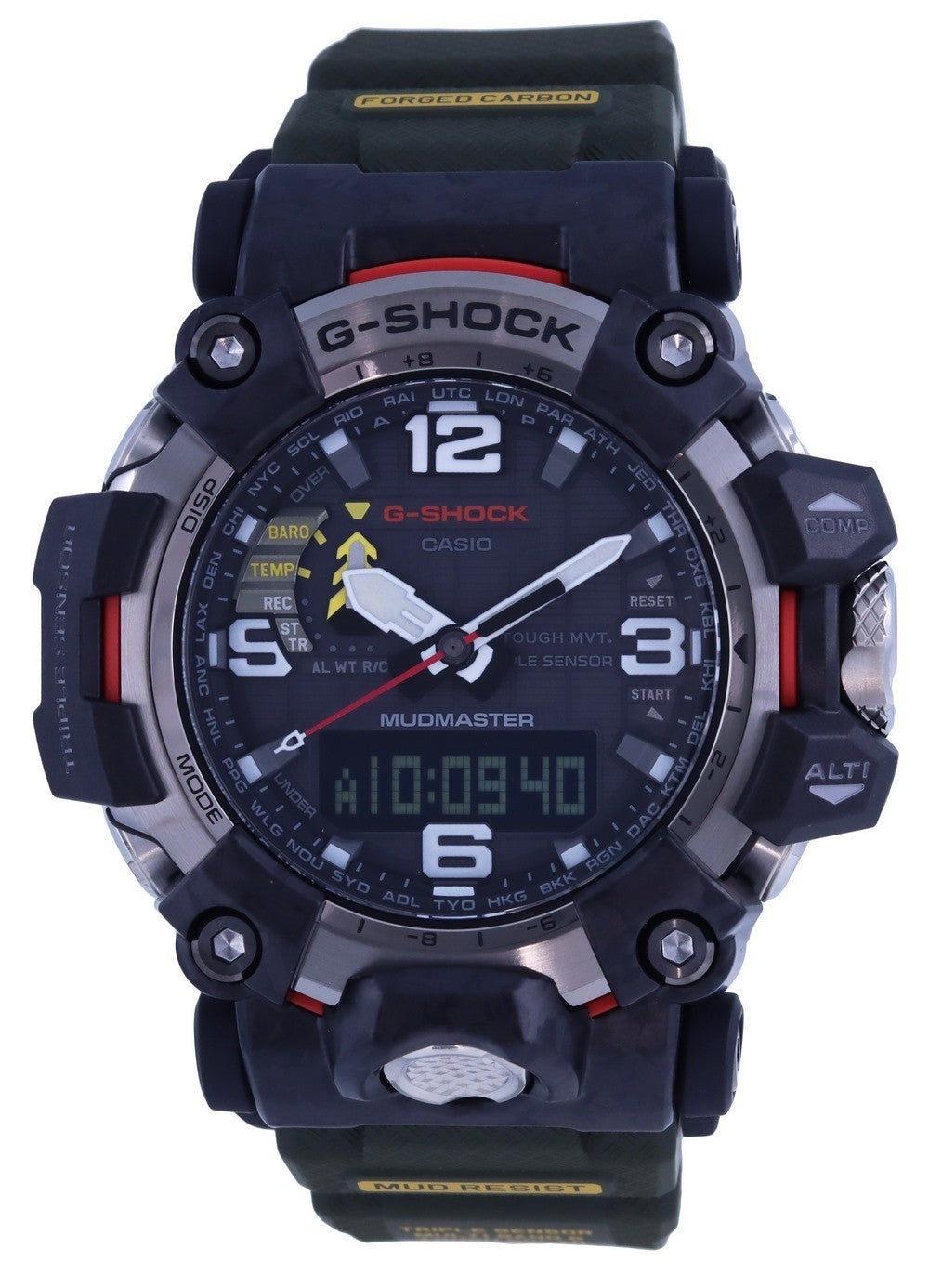 Casio G-shock Mudmaster Analog Digital Solar Powered Gwg-2000-1a3 Gwg2000-1a3 200m Men's Watch