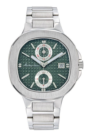 Mathey-tissot Evasion Special Edition Chronograph Green Dial Quartz H152chav 100m Men's Watch