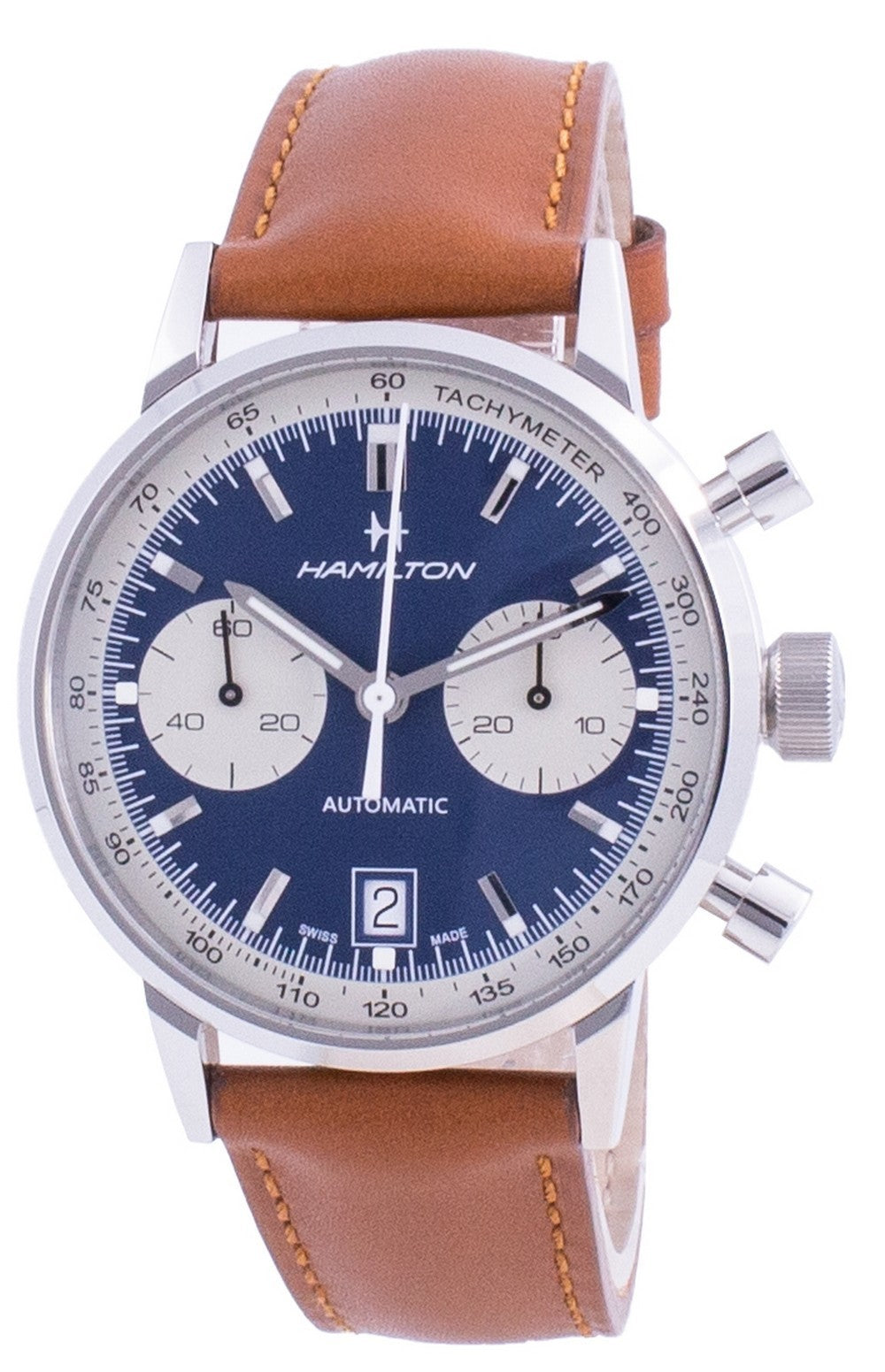 Hamilton Intra-matic Tachymeter Automatic H38416541 100m Men's Watch