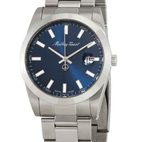 Mathey-tissot Mathy I Stainless Steel Blue Dial Quartz H450abu Men's Watch