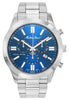 Mathey-tissot Mathy I Jumbo Special Edition Chronograph Blue Dial Quartz H455chabu Men's Watch