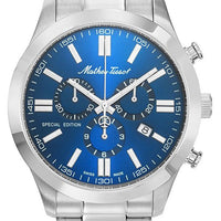 Mathey-tissot Mathy I Jumbo Special Edition Chronograph Blue Dial Quartz H455chabu Men's Watch