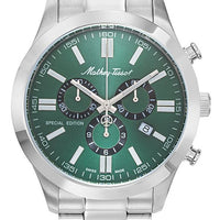 Mathey-tissot Mathy I Jumbo Special Edition Chronograph Green Dial Quartz H455chve Men's Watch