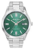 Mathey-tissot Mathy I Jumbo Special Edition Stainless Steel Green Dial Quartz H455ve Men's Watch