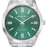 Mathey-tissot Mathy I Jumbo Special Edition Stainless Steel Green Dial Quartz H455ve Men's Watch