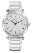 Mathey-tissot City Metal Stainless Steel White Dial Quartz Hb611251mag Men's Watch