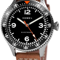 Hemel Stratus Matte Black With Super-luminova Dial Quartz Hf6 100m Men's Watch