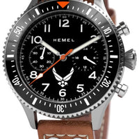 Hemel Usaf Special Edition Specialist Black With Super-luminova C3 Dial Quartz Hfusaf1-01 100m Men's Watch