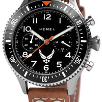 Hemel Usaf Special Edition Misson Objectives Black With Super-luminova C3 Dial Quartz Hfusaf1-03 100m Men's Watch