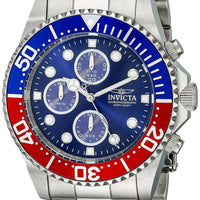 Invicta Pro Diver Chronograph 200m Blue Dial 1771 Men's Watch