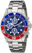 Invicta Pro Diver Chronograph 200m Blue Dial 1771 Men's Watch